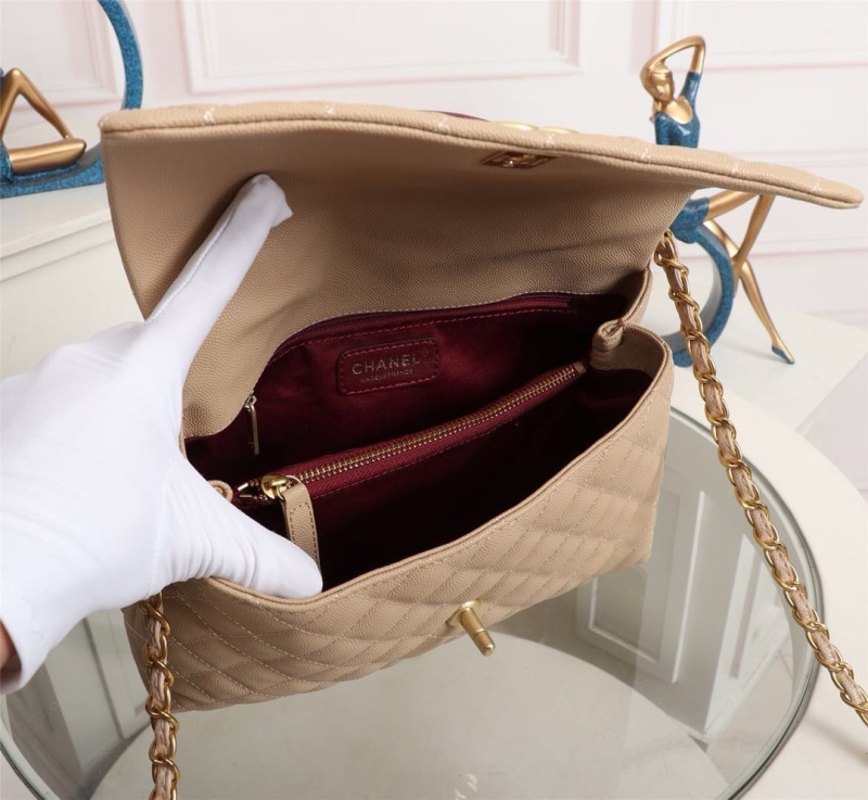Ch**el top handle bags